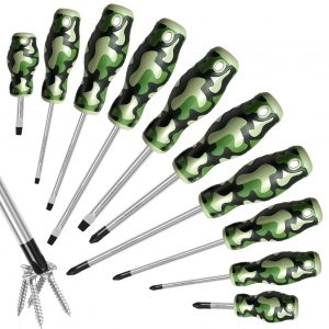 Magnetic Screwdriver Set 11 PCS with Bag-foxwoll